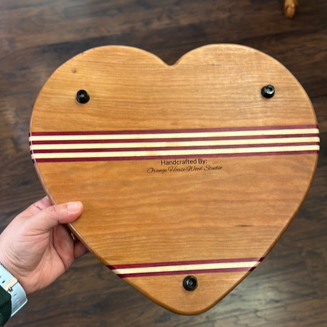 Heart shaped board