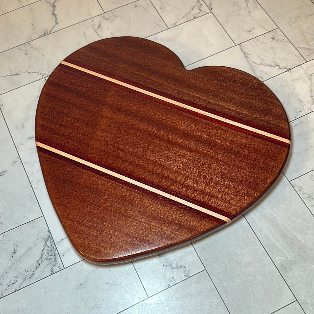 Heart shaped board