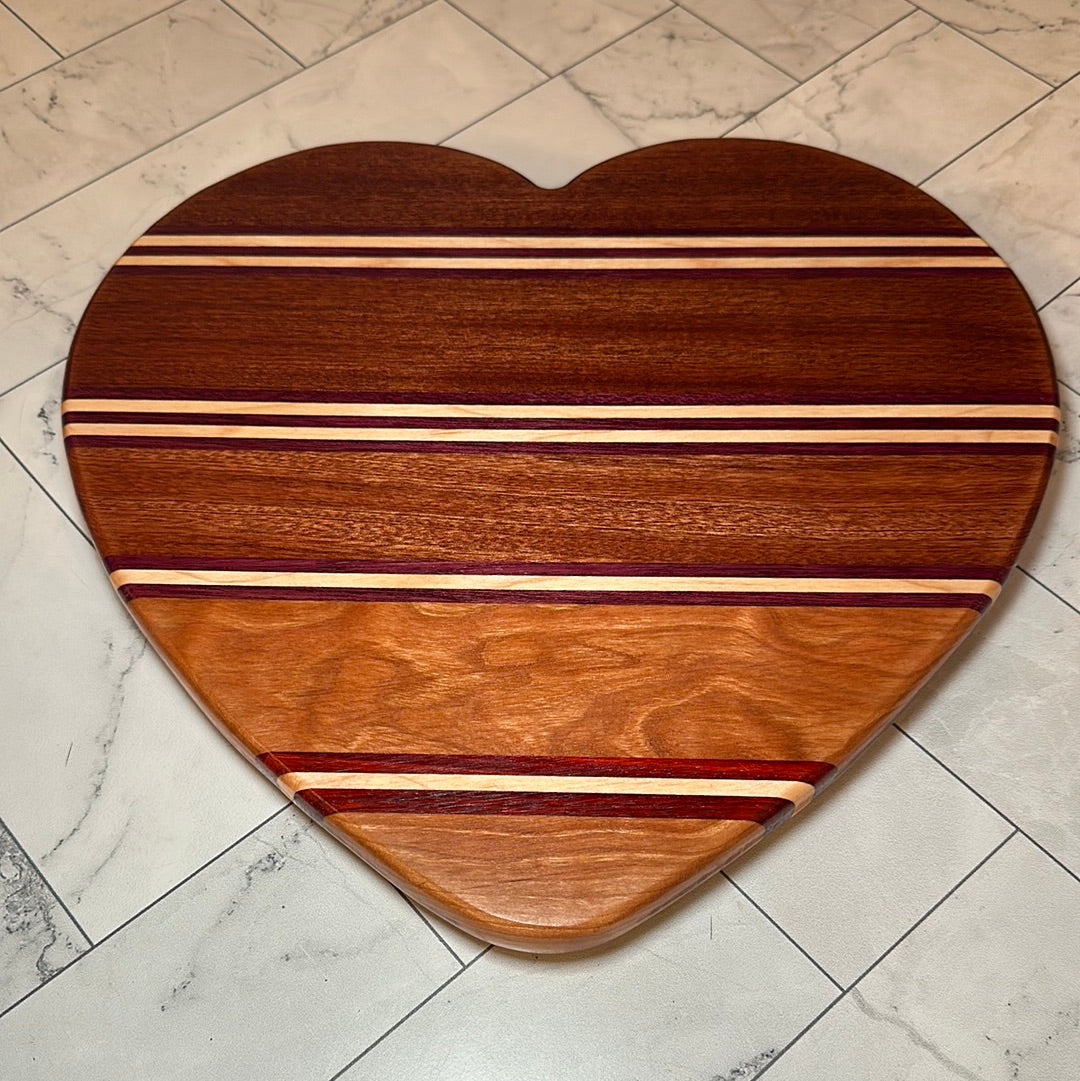 Heart shaped board