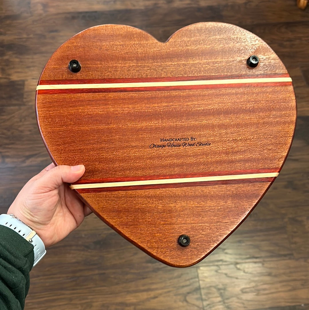 Heart shaped board