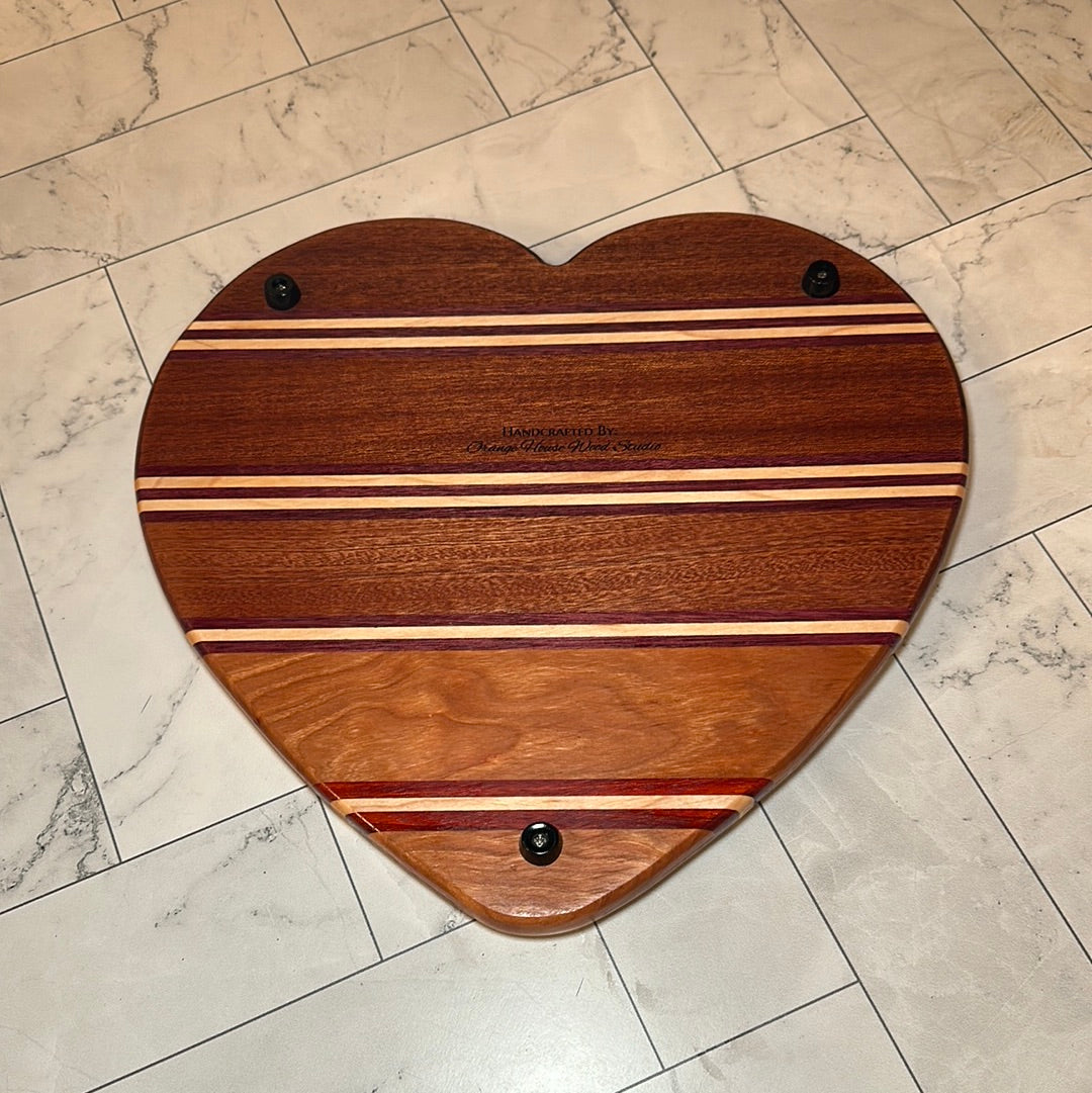 Heart shaped board