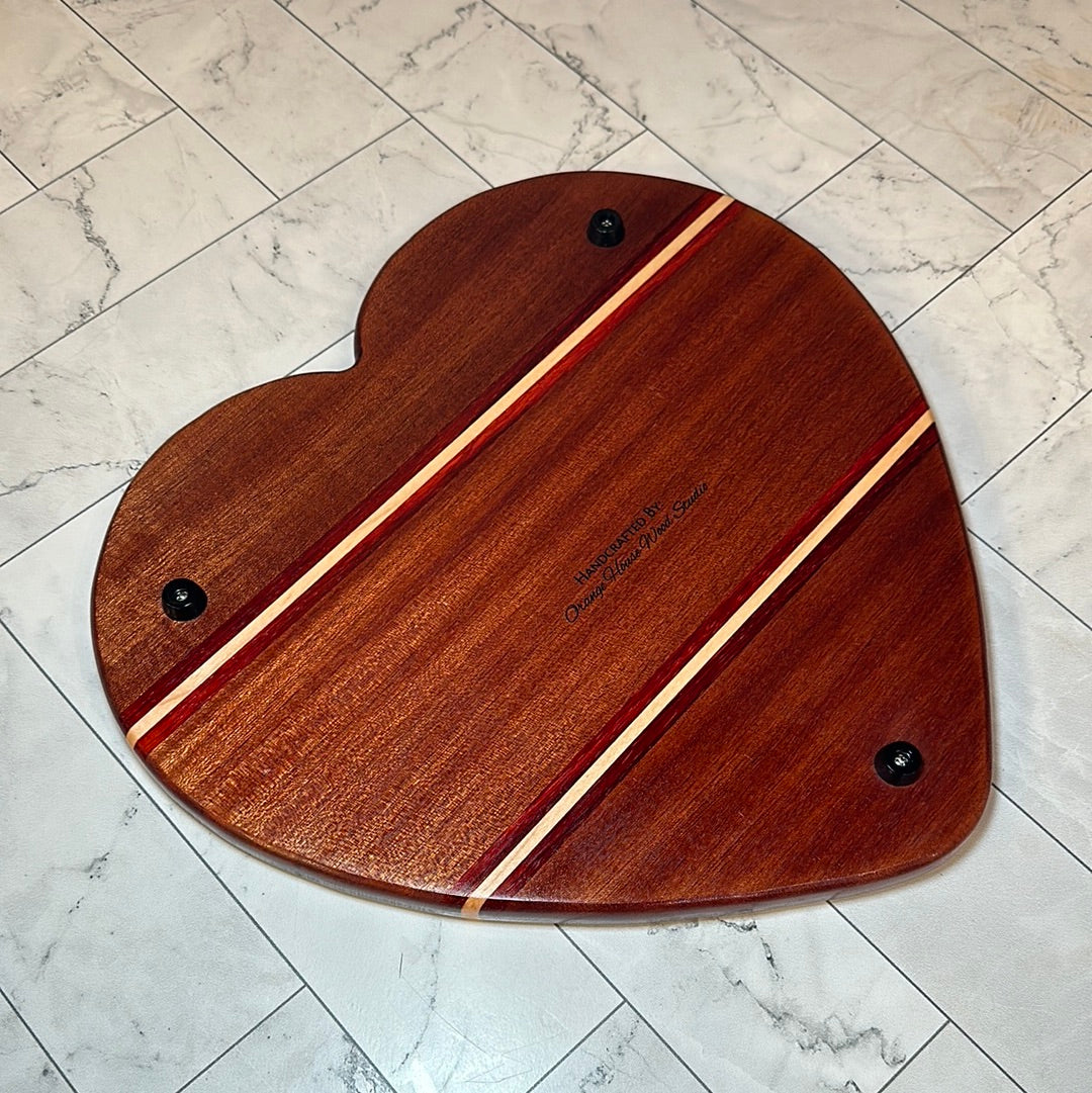 Heart shaped board