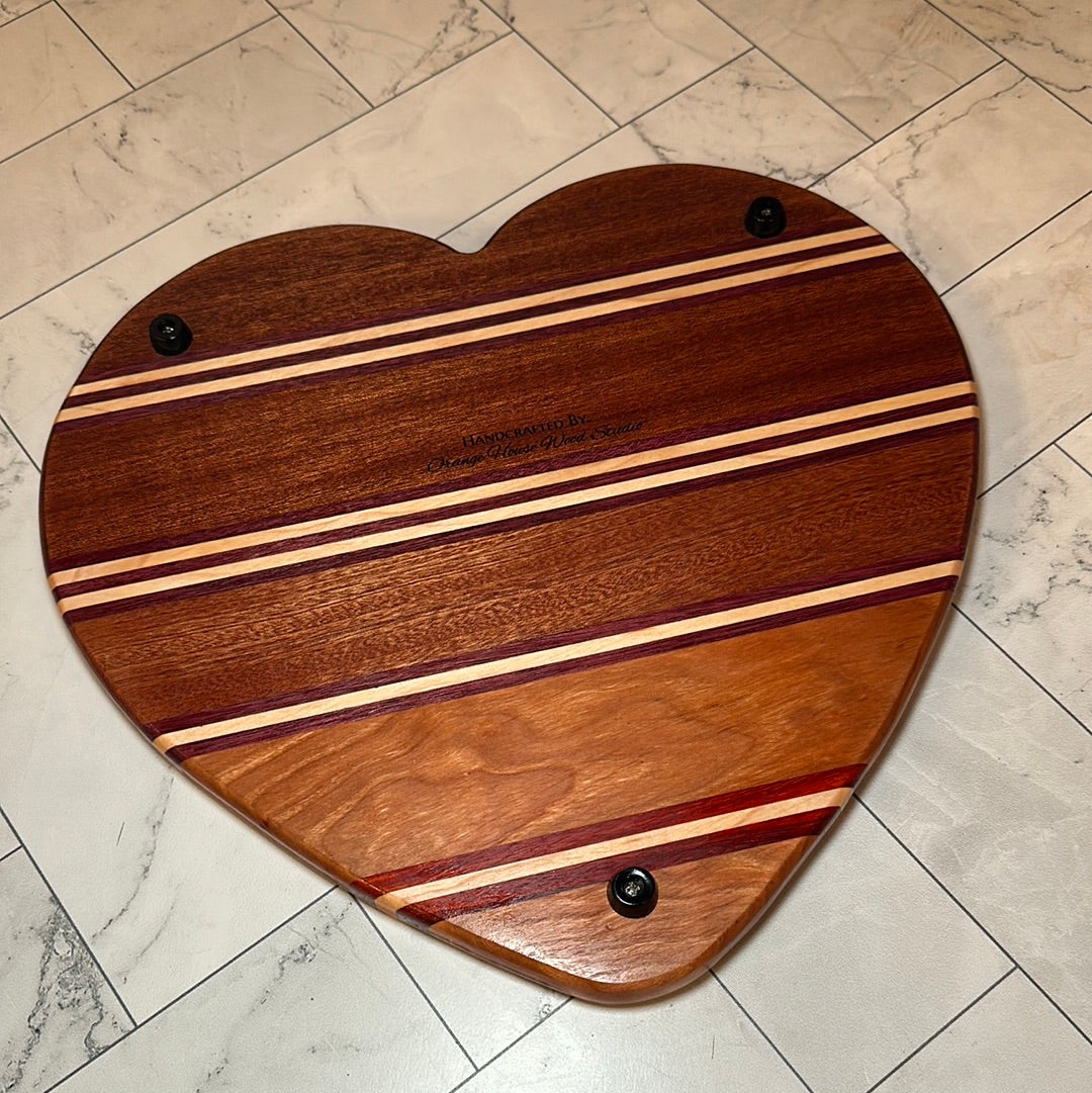 Heart shaped board