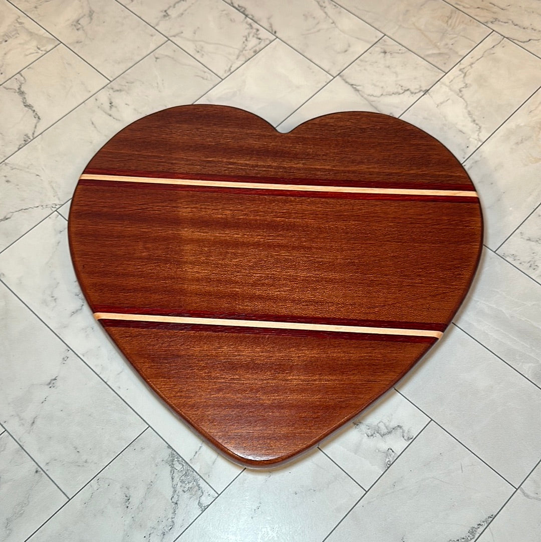 Heart shaped board