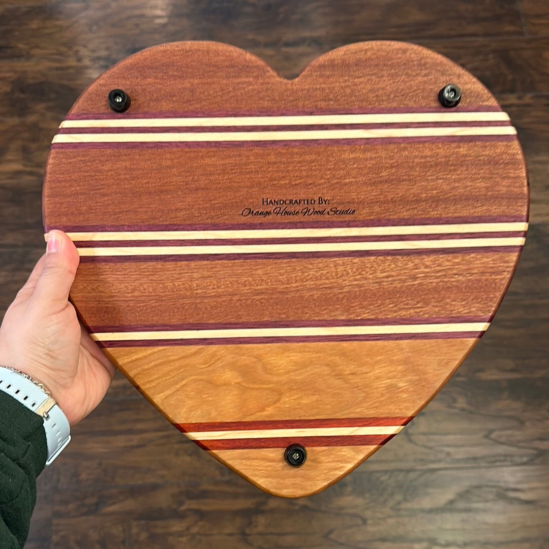 Heart shaped board