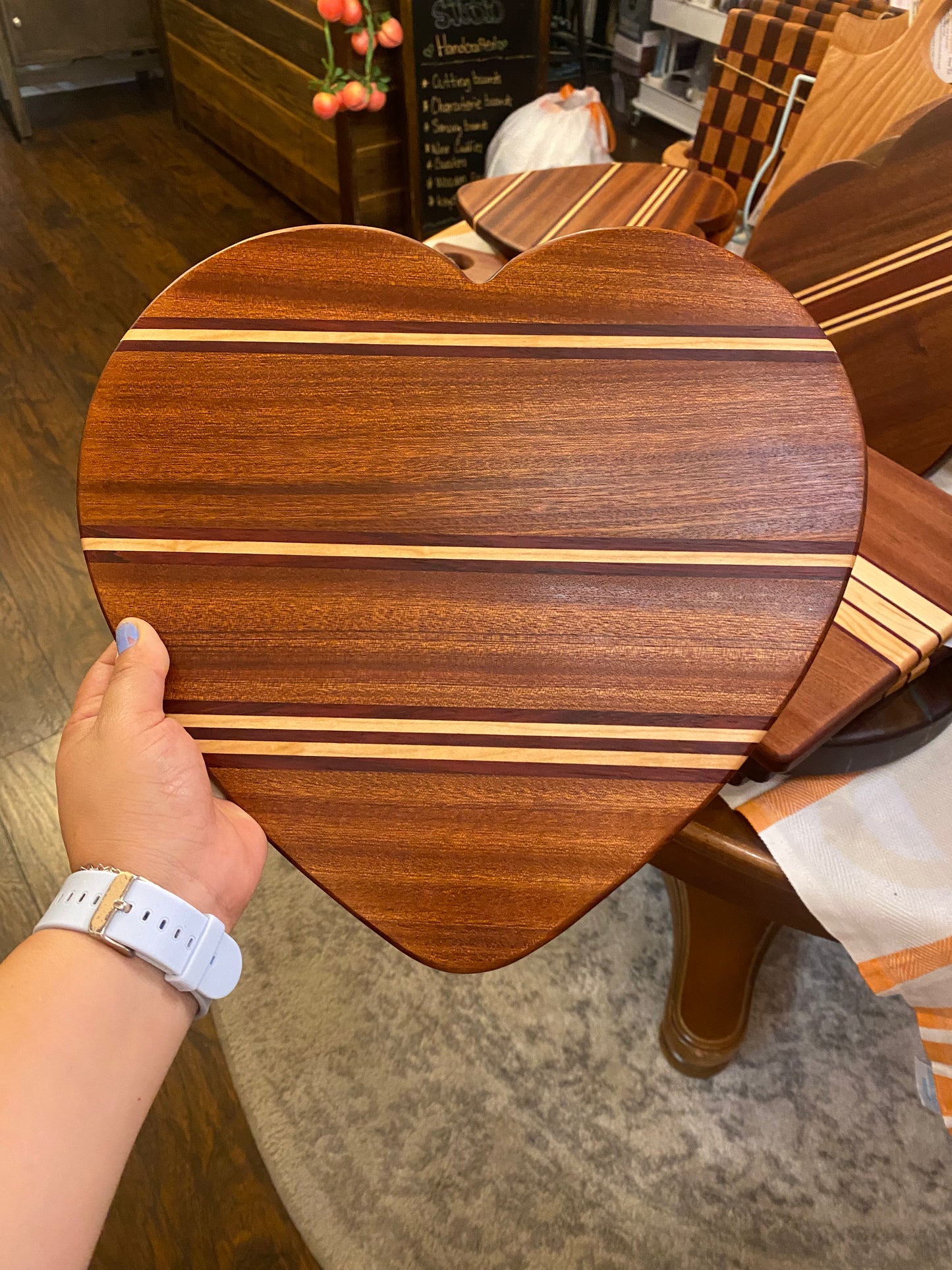 Heart shaped boards
