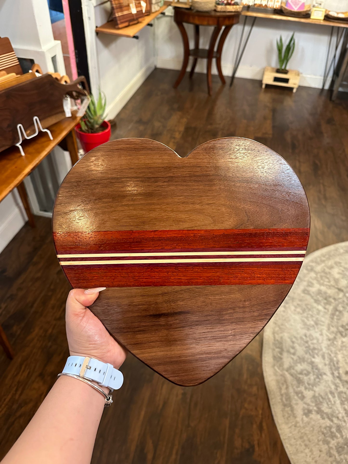 Heart shape charcuterie boards