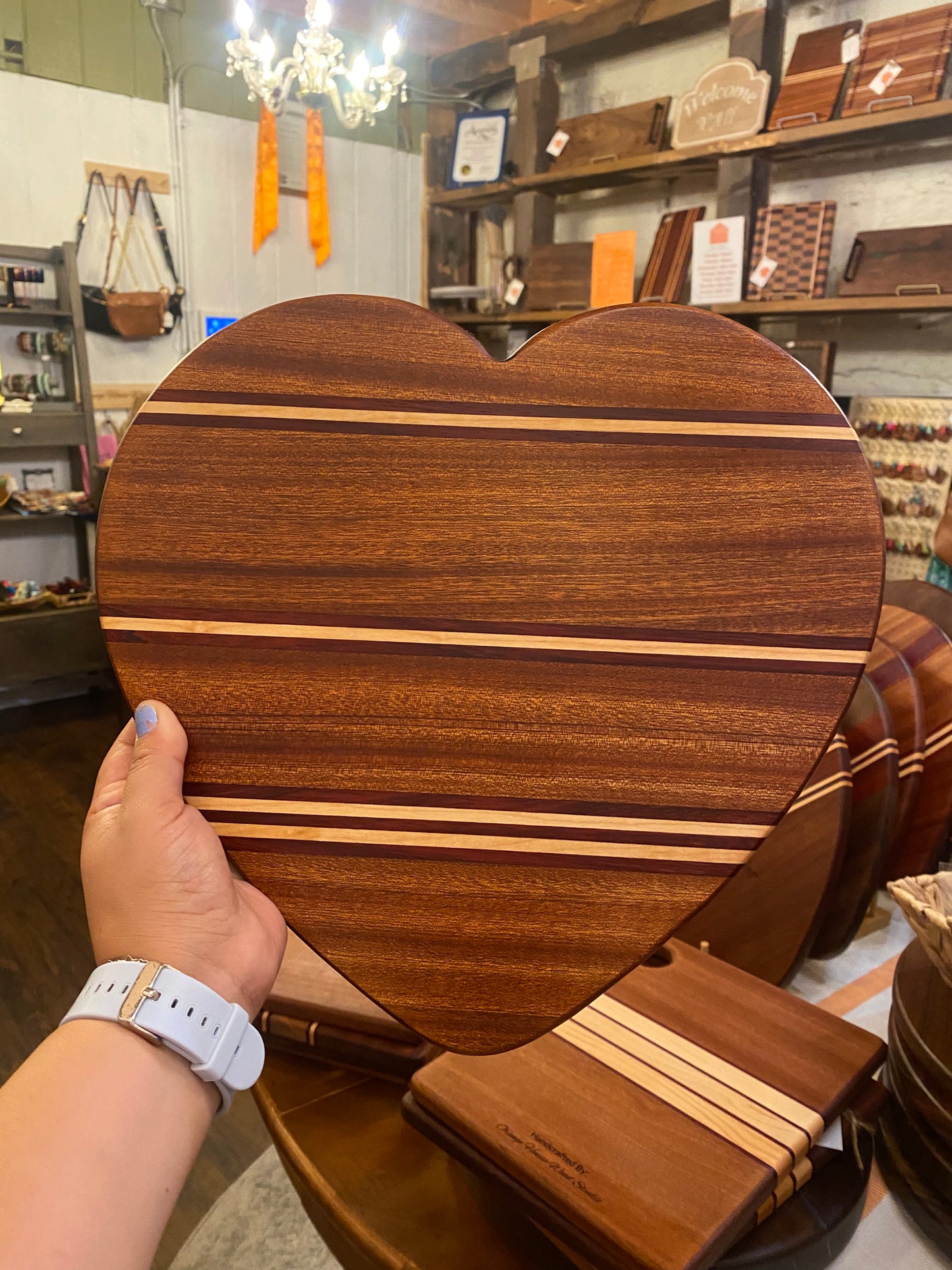 Heart shaped boards