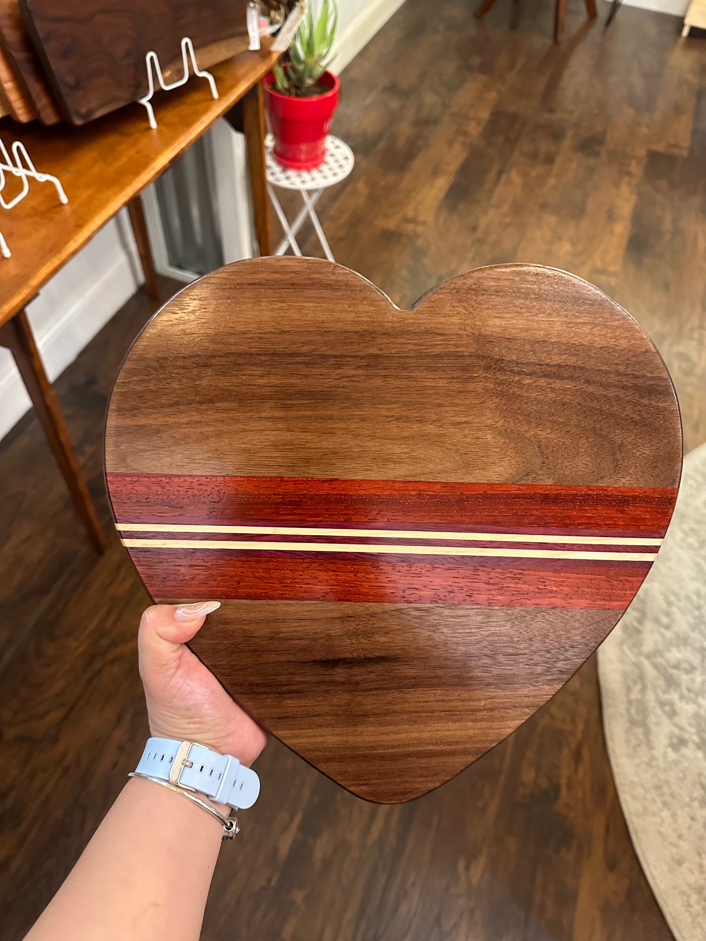 Heart shape charcuterie boards