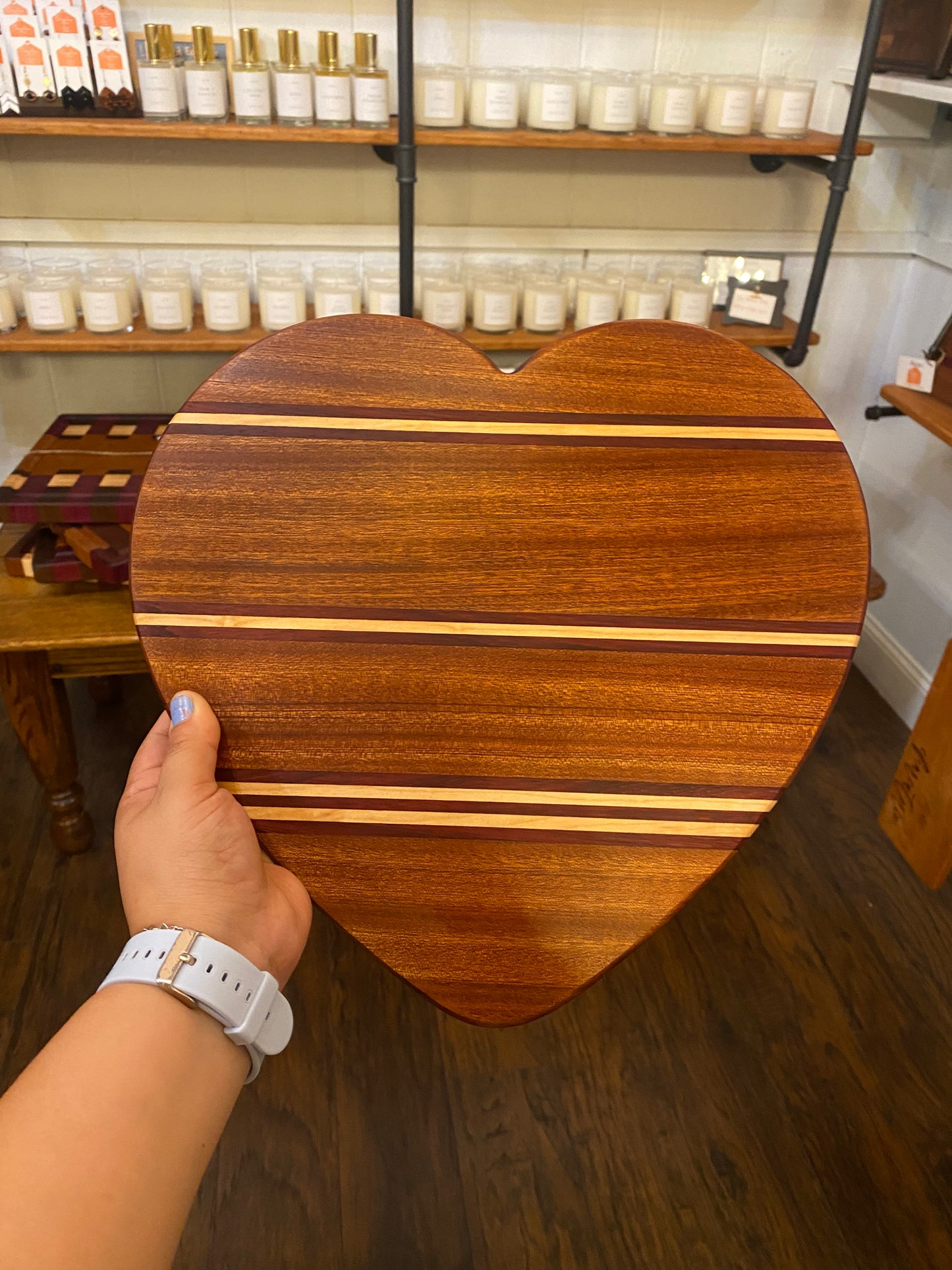 Heart shaped boards