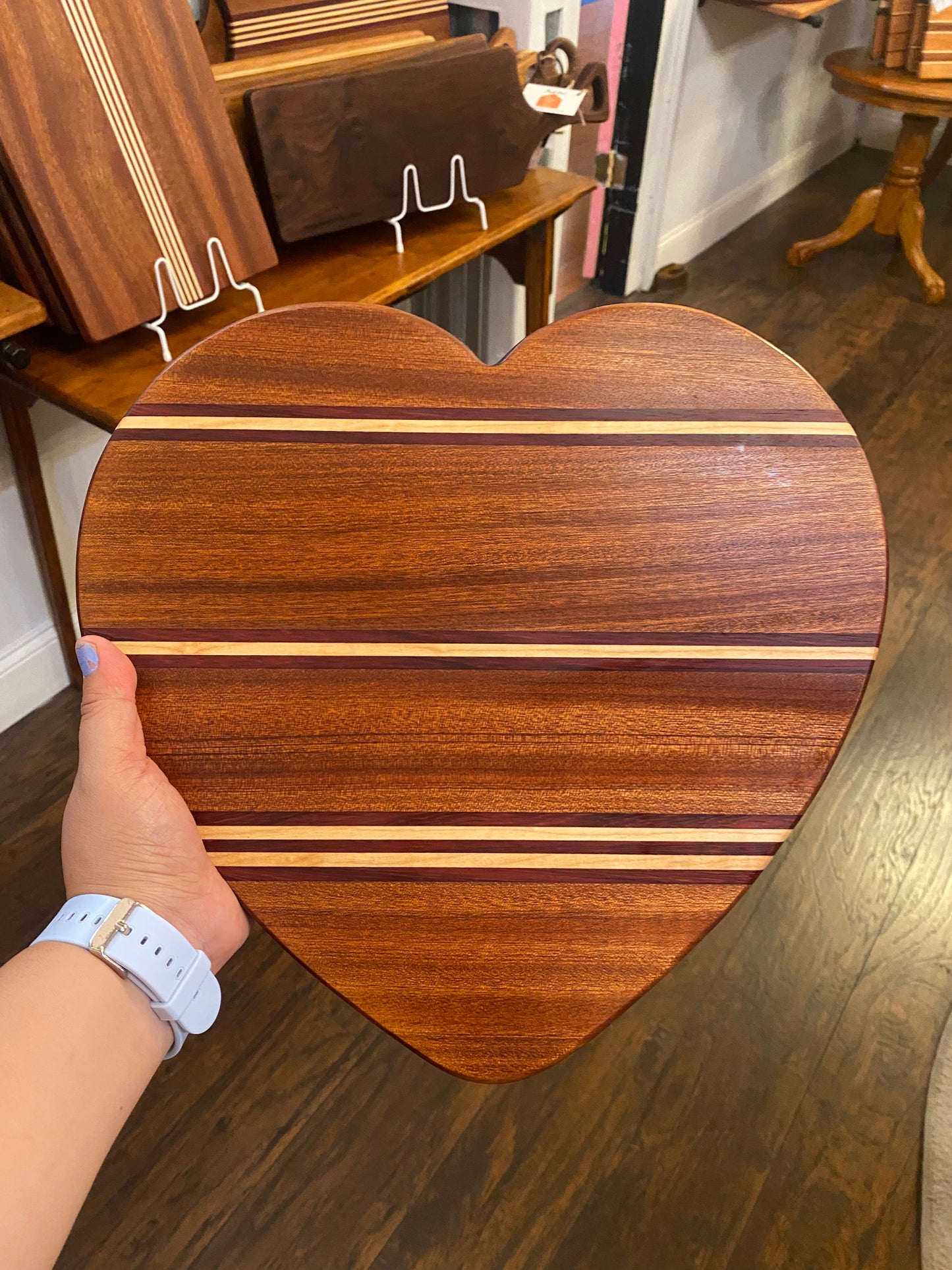 Heart shaped boards