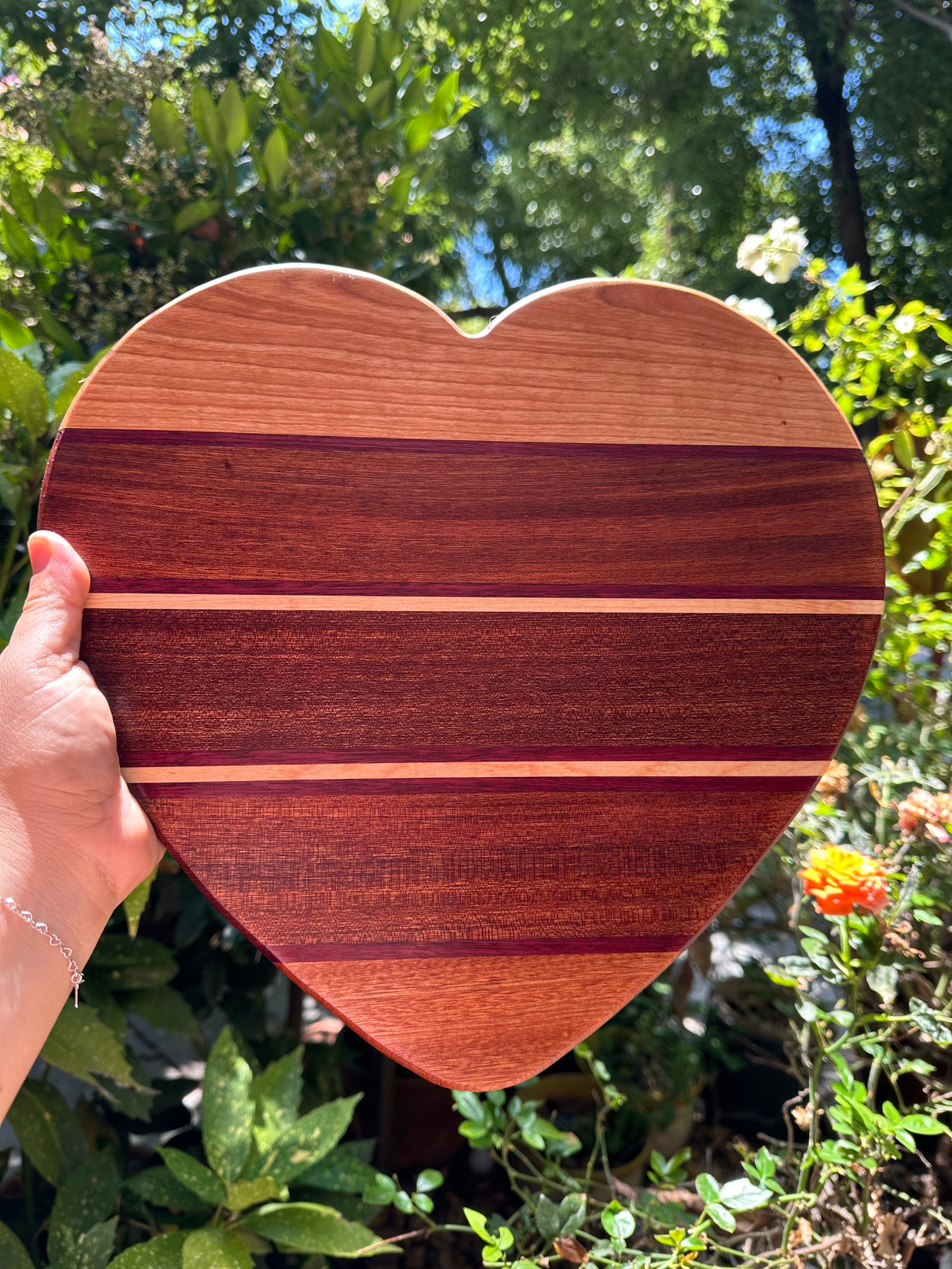 Heart shape charcuterie boards