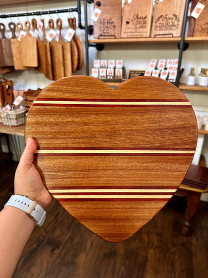 Heart shaped boards