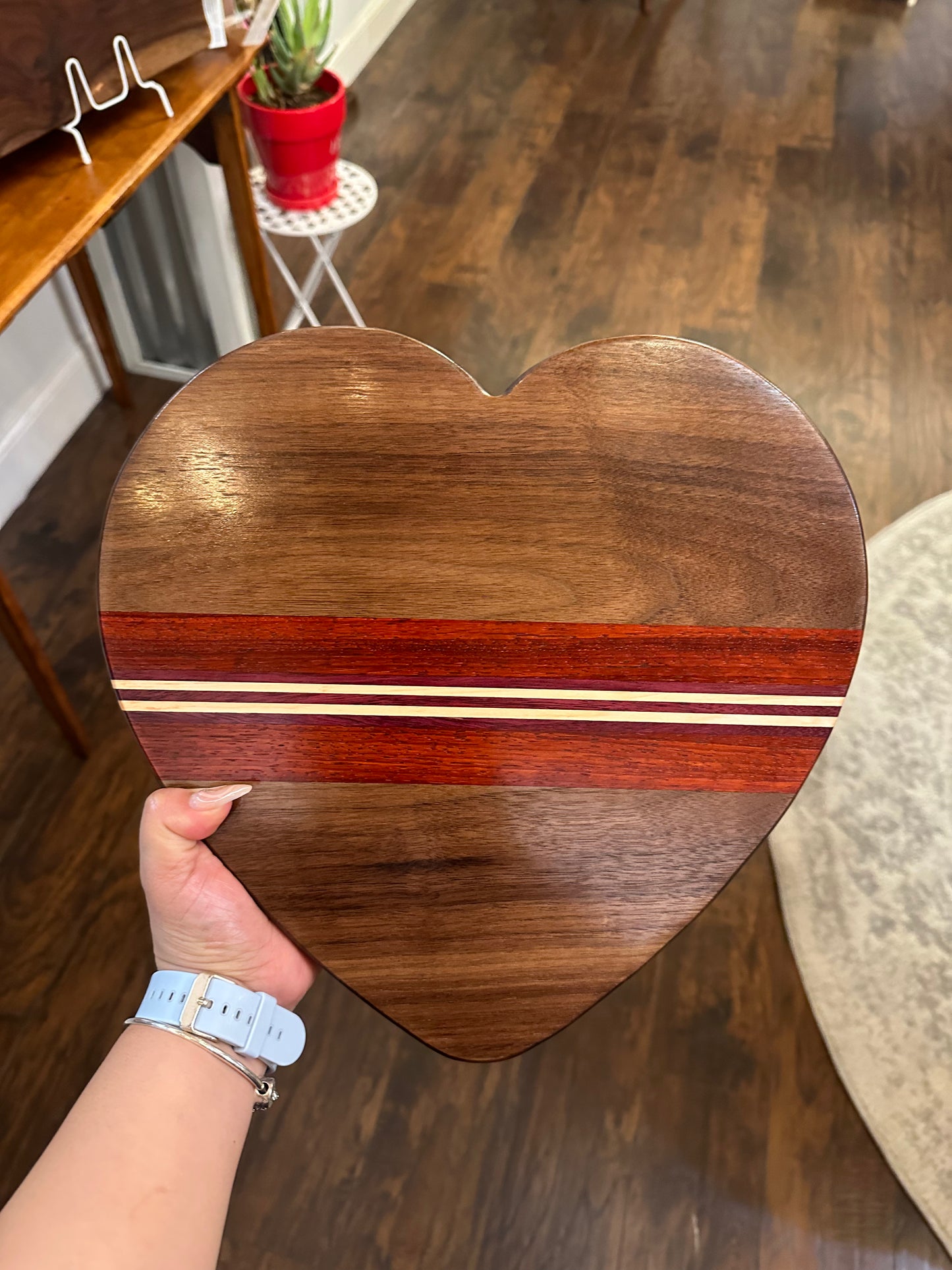 Heart shape charcuterie boards