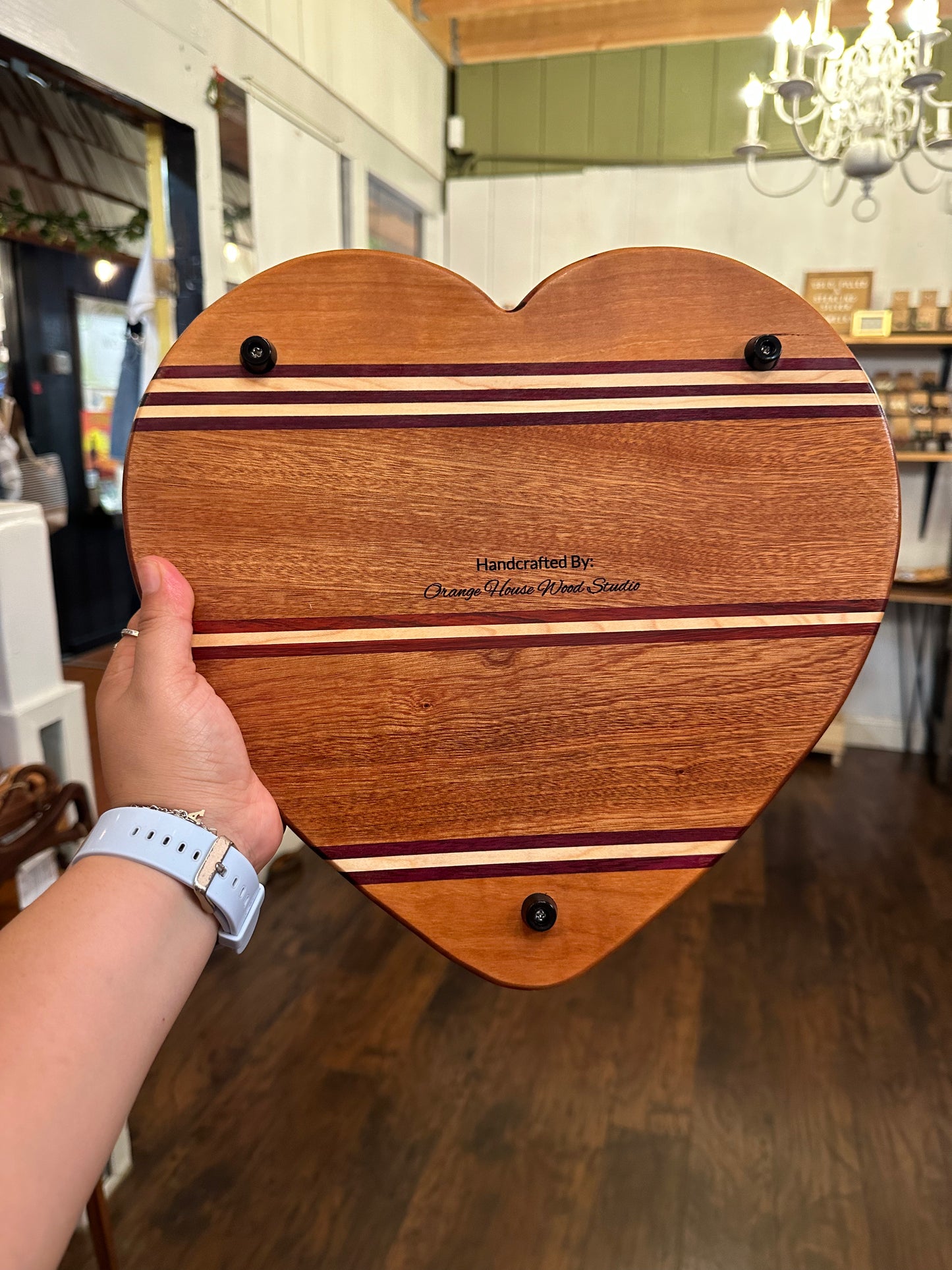 Heart shape charcuterie boards