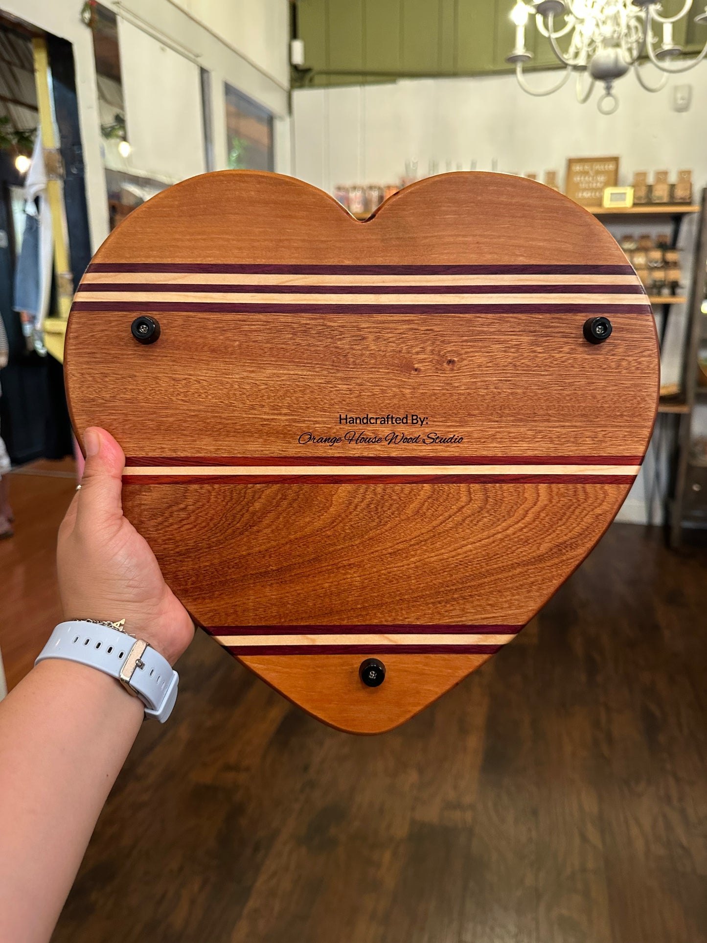 Heart shape charcuterie boards