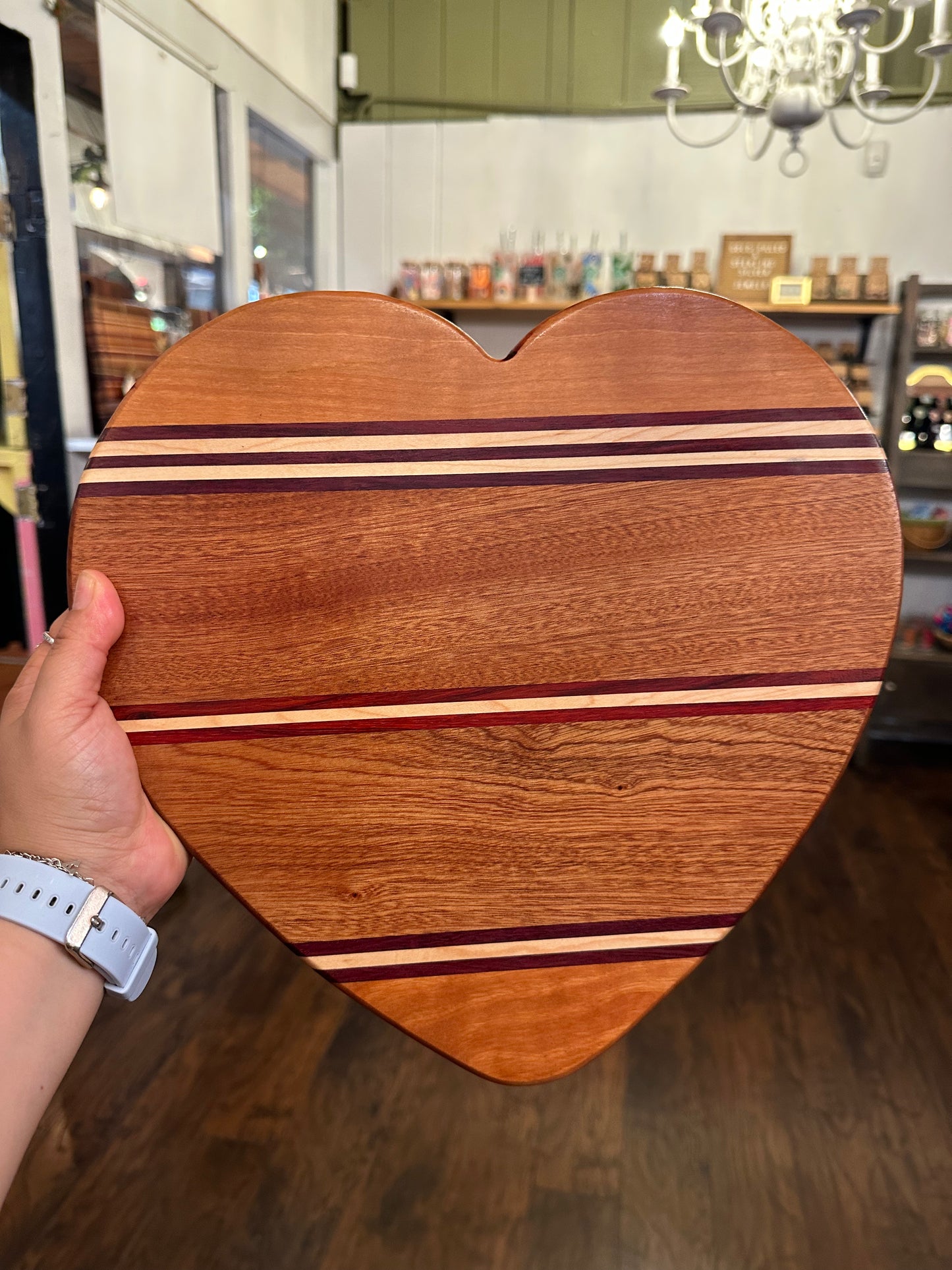 Heart shape charcuterie boards
