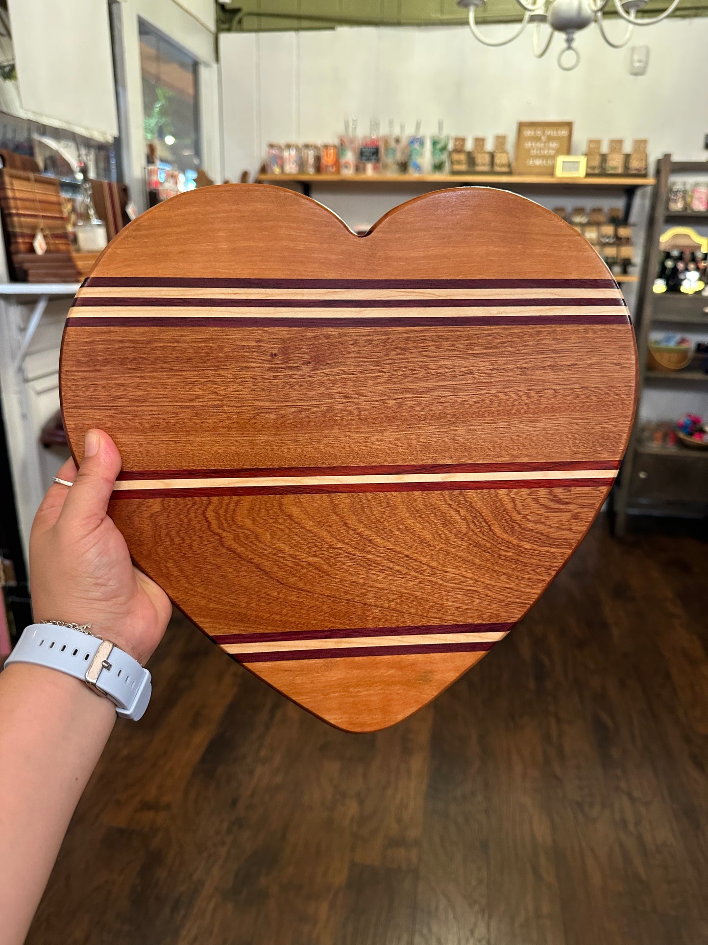Heart shape charcuterie boards