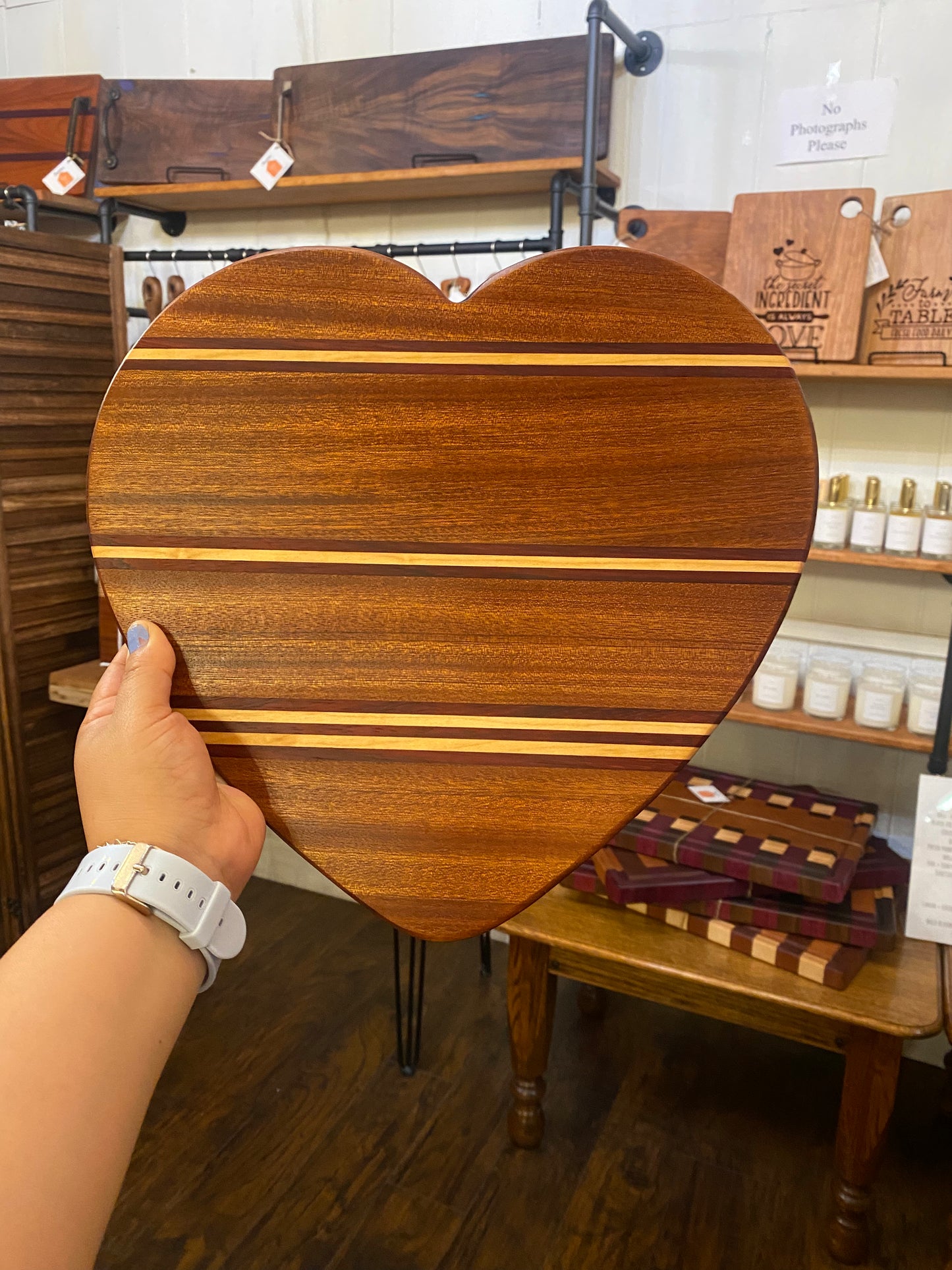 Heart shaped boards