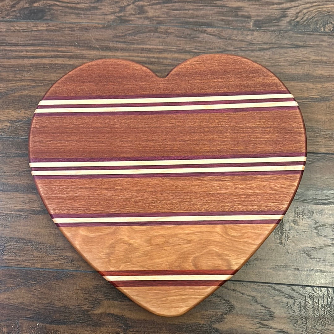 Heart shaped board