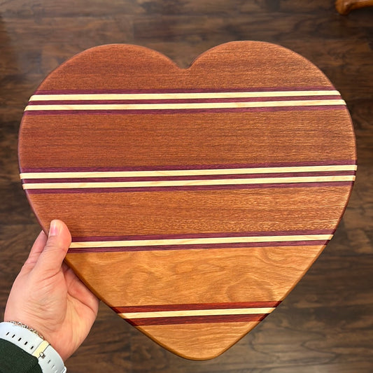 Heart shaped board