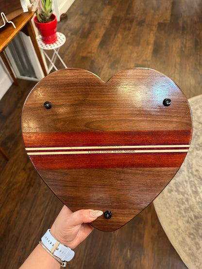 Heart shape charcuterie boards